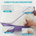 Memory Cotton Chip Pillow med en inre foder